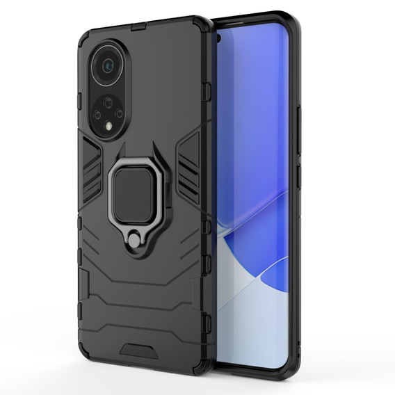 Case for Huawei Nova 9, Kickstand Ring, black