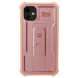 Armored case for iPhone 11, Dexnor Full Body, pink rose gold