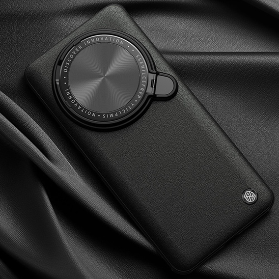 Case for Xiaomi 14 Ultra, armored Nillkin, Camshield Prop Leather Coated, for Magsafe, black