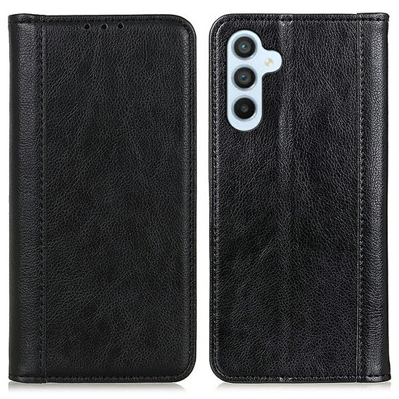 Case for Samsung Galaxy A26, Wallet Litchi Leather, black
