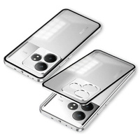 Case for Realme GT 6 / 6T, Frame Case, silver