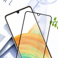 Amorus Full Glue Tempered Glass for Samsung Galaxy A25 5G, black frame