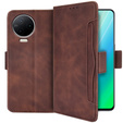 Flip case for Infinix Note 12 2023, Card Slot, brown