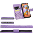 Flip case for Oppo A40 / Oppo A40m, Butterfly, purple