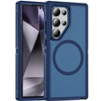 Case with frame for Samsung Galaxy S24 Ultra, for MagSafe, blue