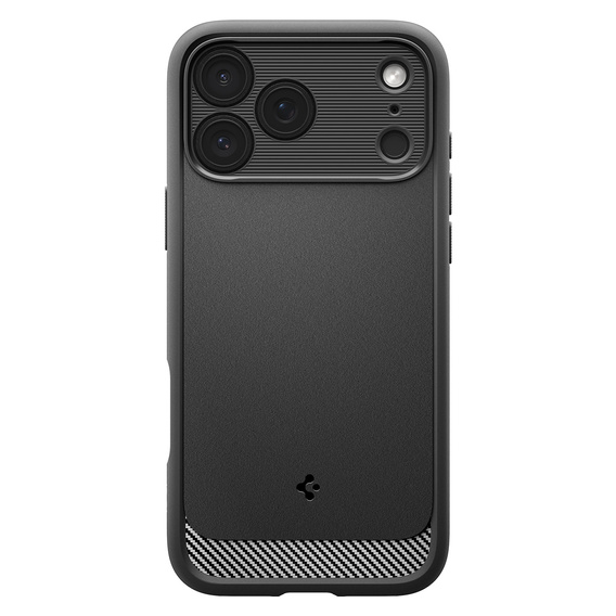 Spigen Rugged Armor MagSafe Case for iPhone 17 Pro Max, Matte Black