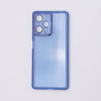 Case for Xiaomi Poco F5, Fusion Hybrid, transparent / blue