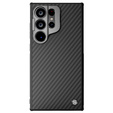 Nillkin Armored Case for Samsung Galaxy S24 Ultra, Carboprof Case, for Magsafe, black