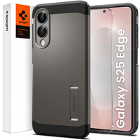 Spigen case for Samsung Galaxy A36 5G, Tough Armor Mag MagSafe, black + 9H Tempered Glass