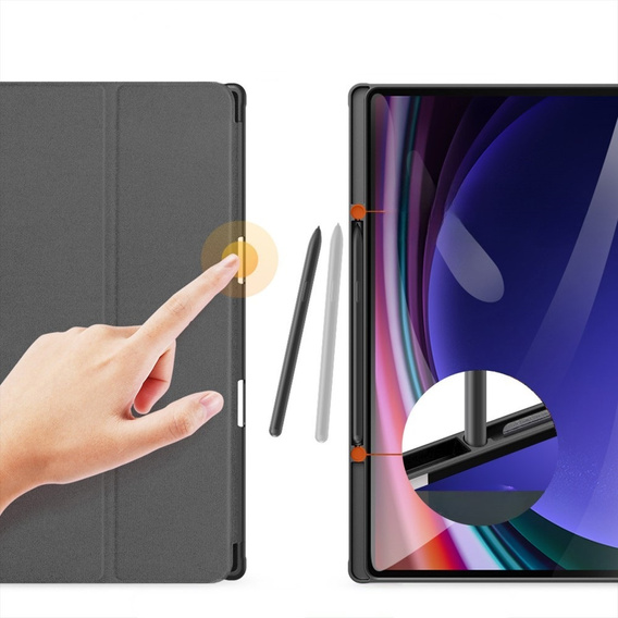 Case for Samsung Galaxy Tab S10 Ultra, Dux Ducis Domo, black