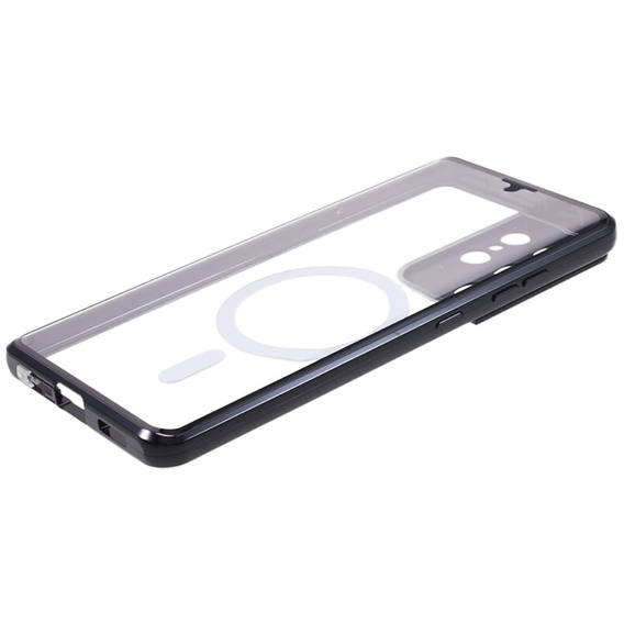 Magnetic Dual Glass MagSafe case for Samsung Galaxy S21 Ultra, black