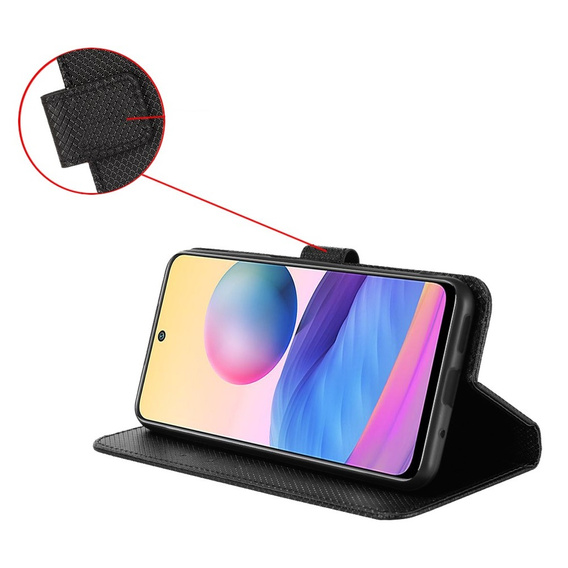 Flip case for Motorola Moto G54 5G, Smart Magnet, black