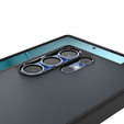 Spigen case for Samsung Galaxy S25 Ultra, Ultra Hybrid, black / matte + 9H Tempered Glass