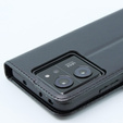 Flip case for Xiaomi 13T / 13T Pro, Crazy Horse Wallet, black