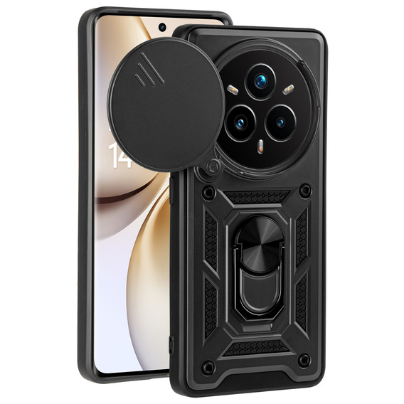 Case for Realme 14 Pro 5G, CamShield Slide, black