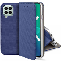 Flip case for Samsung Galaxy M53 5G, Wallet Smart Magnet, blue
