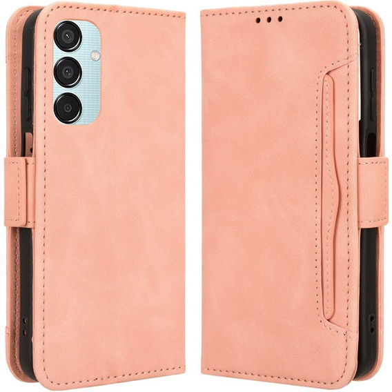 Flip case for Samsung Galaxy M15 5G, Card Slot, pink