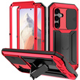 Armored case for Samsung Galaxy S25, R-JUST, red