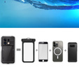 IP68 Waterproof Case for Xiaomi Redmi Note 13 Pro 5G, Redpepper, black