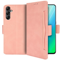 Flip case for Samsung Galaxy A14 4G/5G, Card Slot, pink