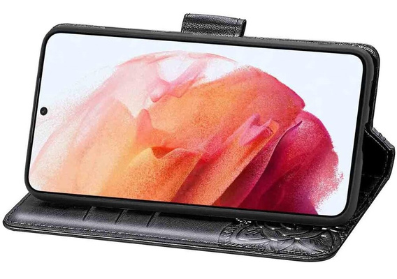 Flip case for Motorola Moto E14, Butterfly, black