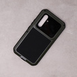 Love Mei Case for Samsung Galaxy A54 5G, armored with glass, green