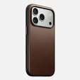 Nomad case for iPhone 17 Pro, Modern Leather Case, brown