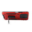 Armored Case for Xiaomi Redmi Note 13 5G, CamShield Slide, red + Tempered Glass 9H