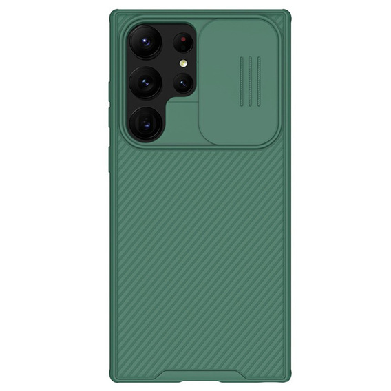 Case for Samsung Galaxy S25 Ultra, Armored Nillkin, CamShield Pro, green