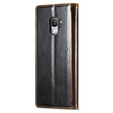 CASEME flip case for Samsung Galaxy S9, Waxy Textucoffee, coffee