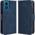 Flip case for Motorola Moto E14, Card Slot, dark blue