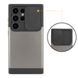 Case for Samsung Galaxy S24 Ultra, ERBORD MagProtect Slide Camera, gray gunmetal