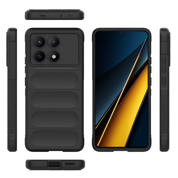 Case for Xiaomi Poco F6 Pro, Gaming Shockproof, black