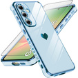Case for Samsung Galaxy A56, Electro heart, blue + Glass 9H