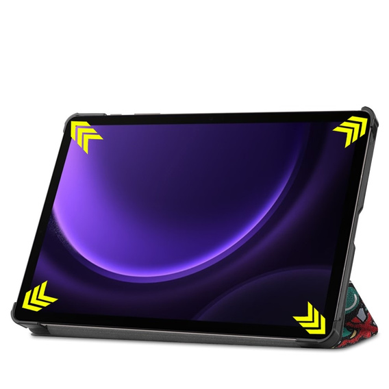 Case for Samsung Galaxy Tab S10 Lite / S10 FE / S9 FE, with flap, graffiti