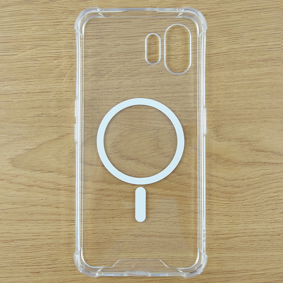 Case for Nothing Phone 2, Fusion Hybrid, for MagSafe, transparent