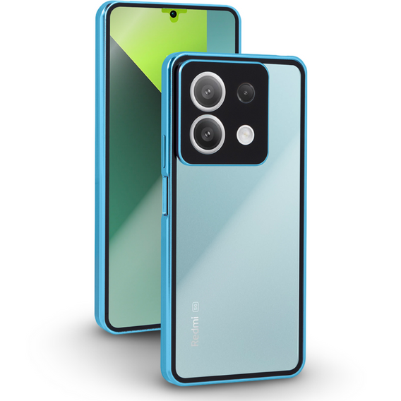 Case for Xiaomi Redmi Note 13 Pro 5G, Magnetic Dual Glass, blue