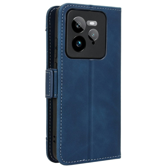 Flip case for Realme GT 7 Pro, Card Slot, dark blue