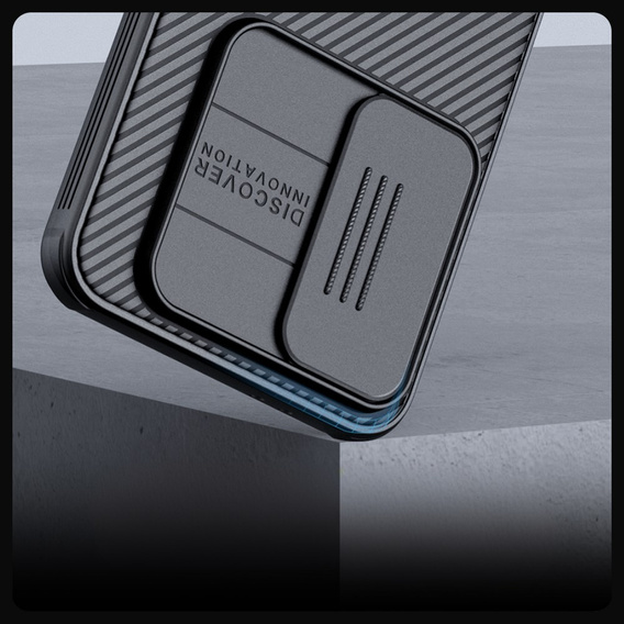 Case for Samsung Galaxy S24 FE, Armored Nillkin, CamShield Pro, black