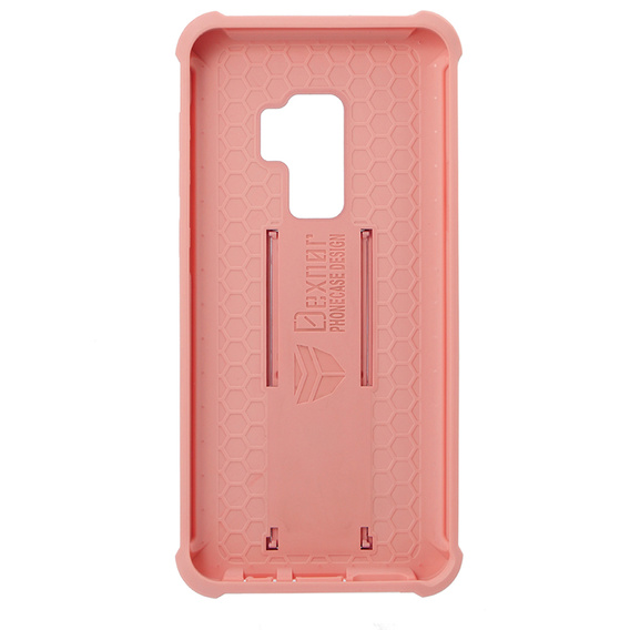 Armored case for Samsung Galaxy S9 Plus, Dexnor Full Body, pink rose gold