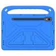 Children's case for Samsung Galaxy Tab S10 Lite / S10 FE / S9 FE, with handle, blue