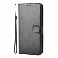 Flip case for Xiaomi Poco X6 5G, Crazy Horse Wallet, black