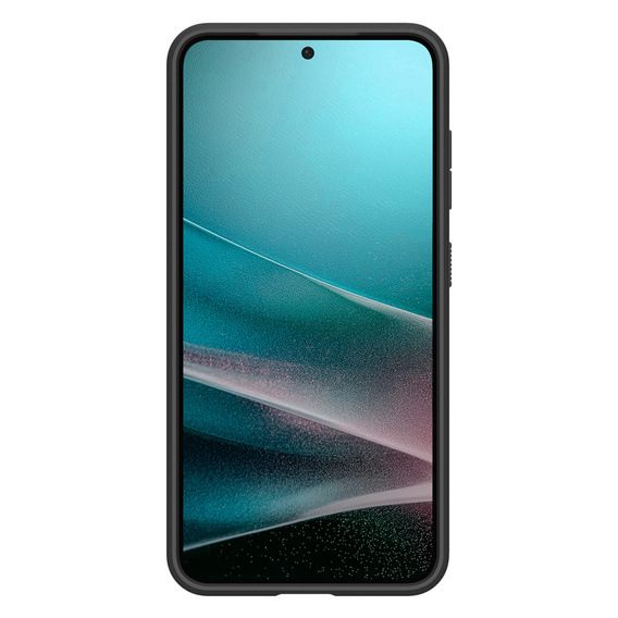 Spigen case for Samsung Galaxy S25, Ultra Hybrid, black / matte + 9H Tempered Glass