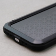 Love Mei Case for iPhone 12, armored with glass, black
