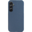 Leather case for Samsung Galaxy A54, Genuine Leather, blue