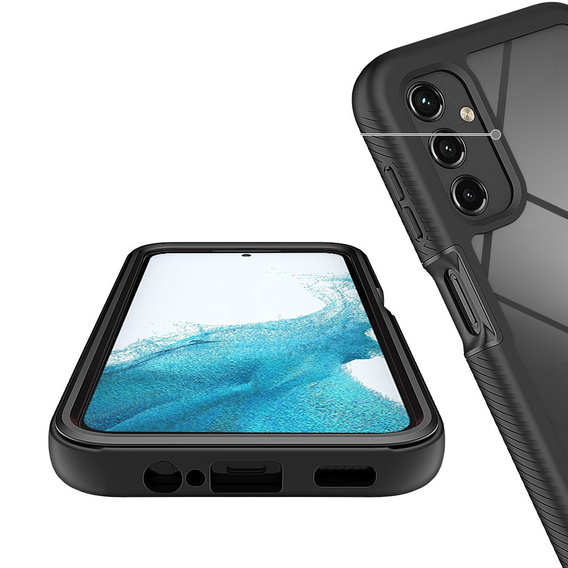 Case for Samsung Galaxy A34 5G, Shockproof, with film, black