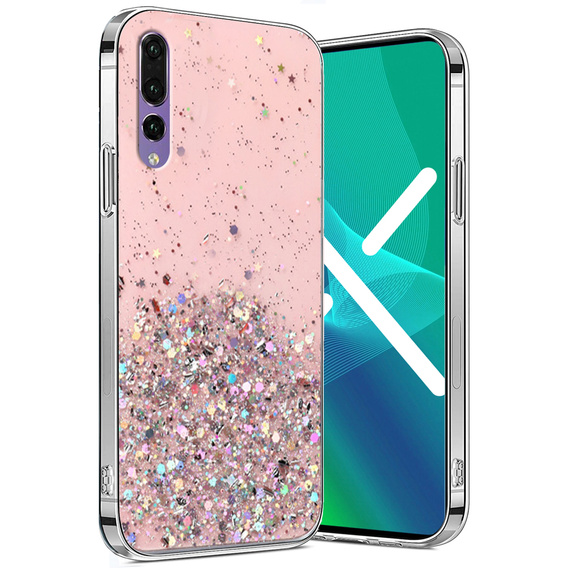 Case for Huawei P20 Pro, Glittery, pink