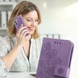 Flip case for Samsung Galaxy A54 5G, Mandala Flower, purple