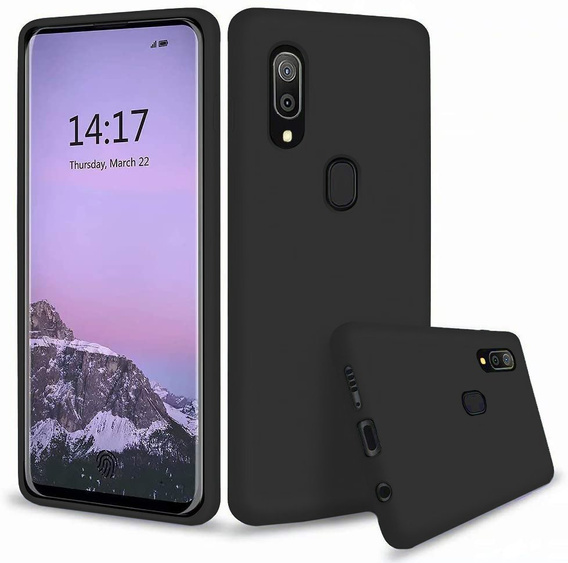 Case for Samsung Galaxy A40, Silicone Lite, black
