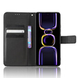 Flip case for Poco F5 Pro 5G, Wallet Smart Magnet, black